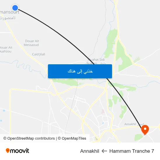 Hammam Tranche 7 to Annakhil map