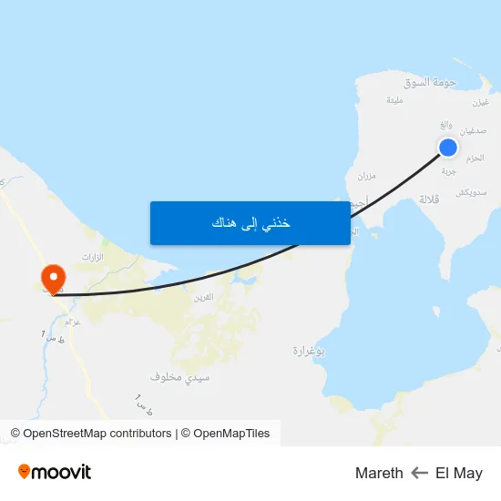 El May to Mareth map