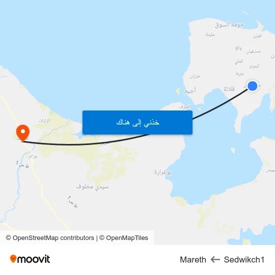 Sedwikch1 to Mareth map