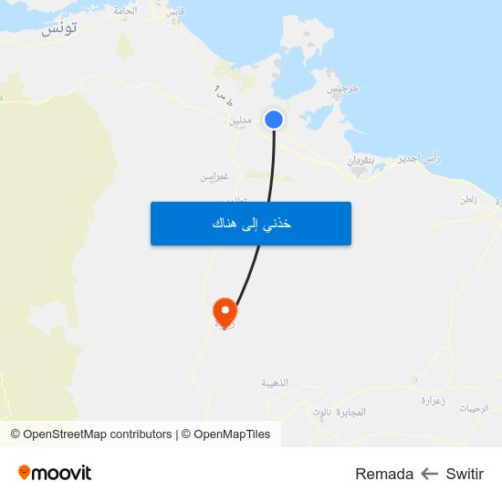 Switir to Remada map