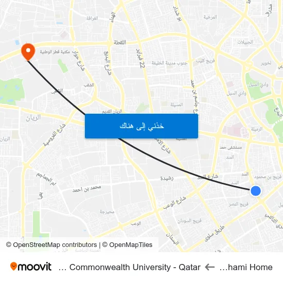 Al Shami Home to Virginia Commonwealth University - Qatar map
