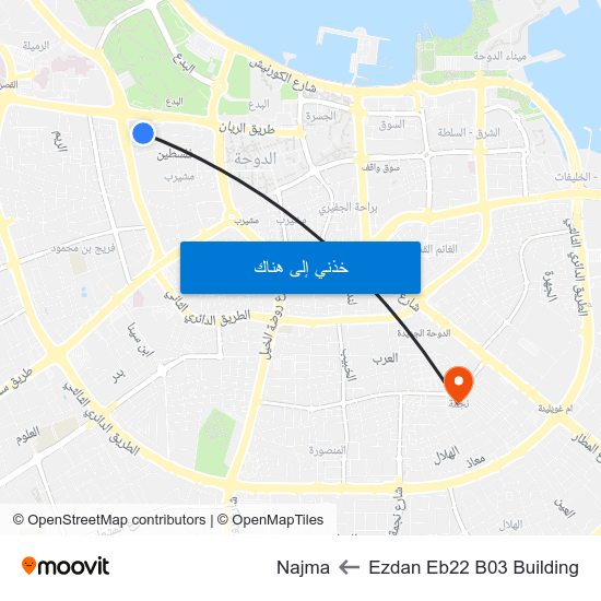 Ezdan Eb22 B03 Building to Najma map