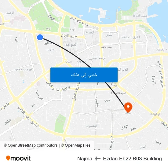 Ezdan Eb22 B03 Building to Najma map