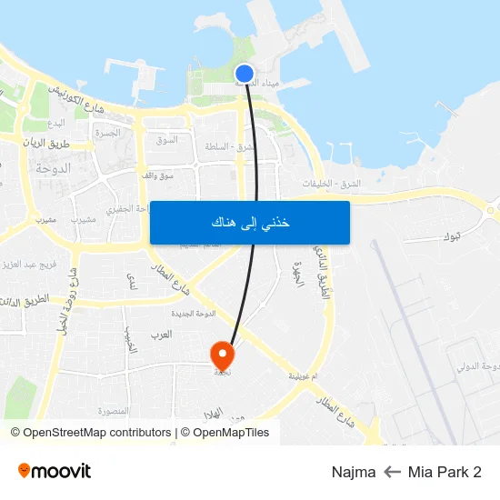 Mia Park 2 to Najma map