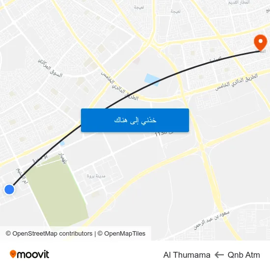 Qnb Atm to Al Thumama map