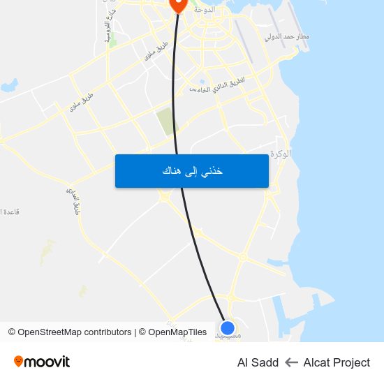 Alcat Project to Al Sadd map