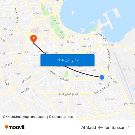 Ibn Bassam 1 to Al Sadd map