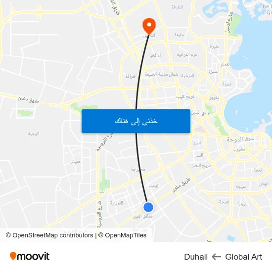 Global Art to Duhail map