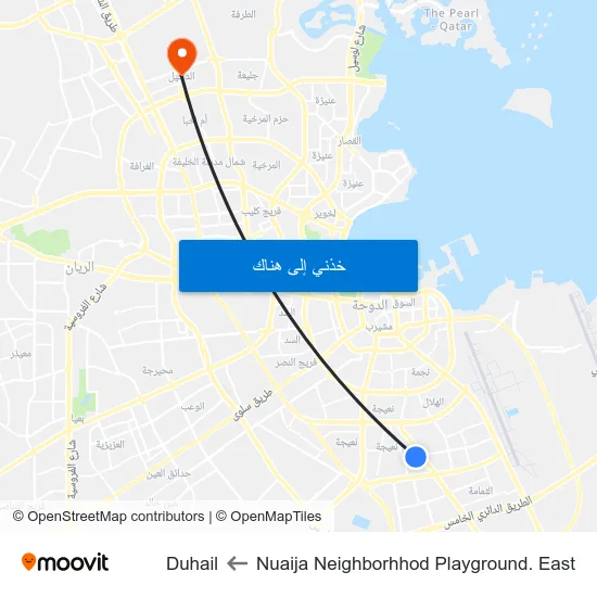 Nuaija Neighborhhod Playground. East to Duhail map
