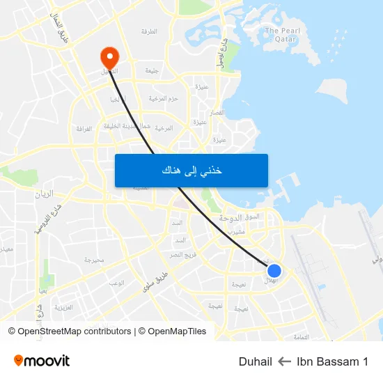 Ibn Bassam 1 to Duhail map