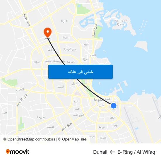 B-Ring / Al Wifaq to Duhail map