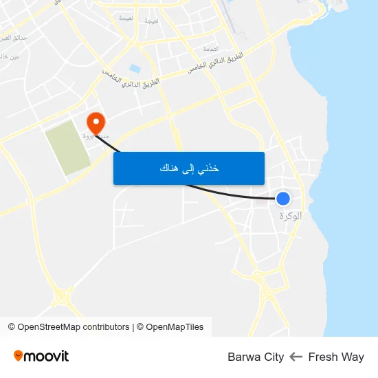 Fresh Way to Barwa City map