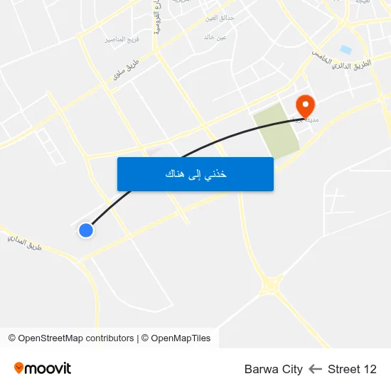 Street 12 to Barwa City map