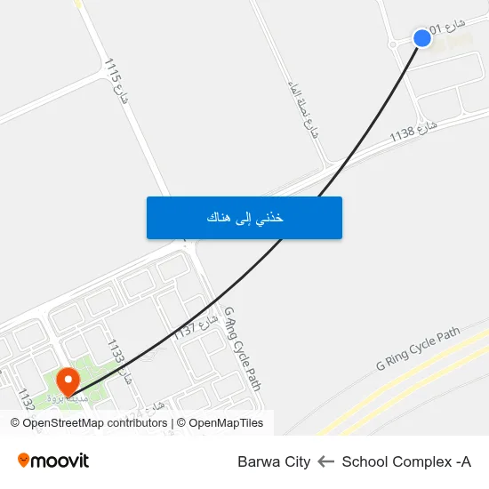 School Complex -A to Barwa City map