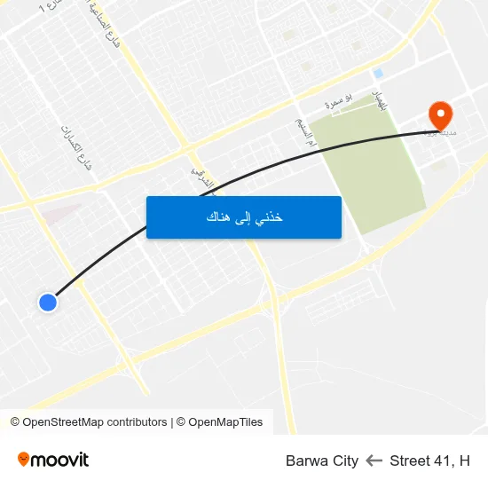 Street 41, H to Barwa City map