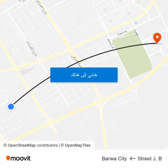 Street J, B to Barwa City map