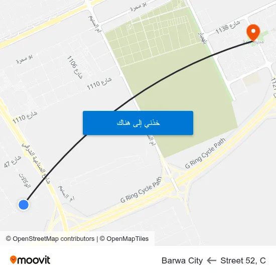 Street 52, C to Barwa City map