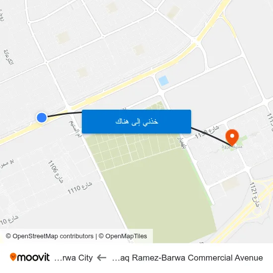 Aswaq Ramez-Barwa Commercial Avenue to Barwa City map