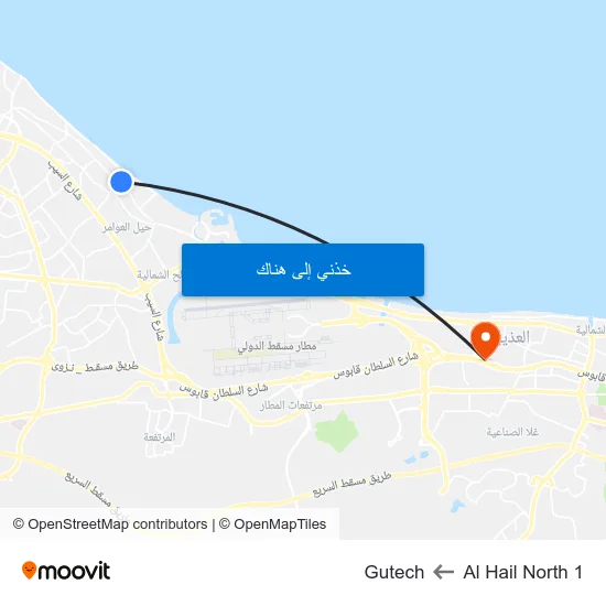 Al Hail North 1 to Gutech map