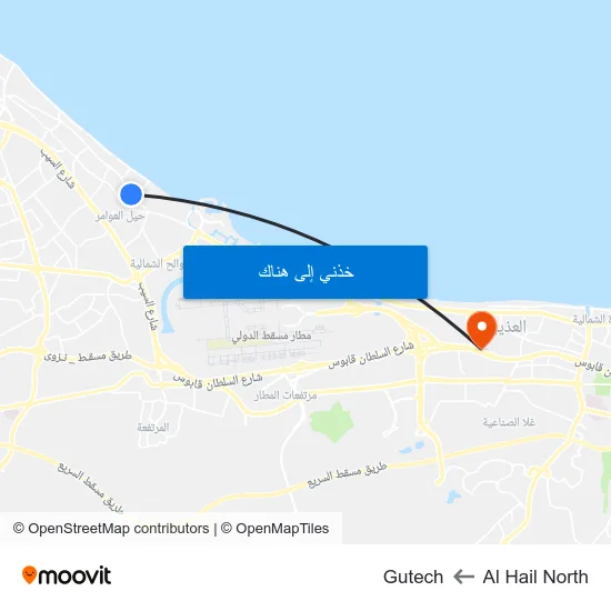 Al Hail North to Gutech map