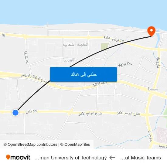 Scout Music Teams to German University of Technology map