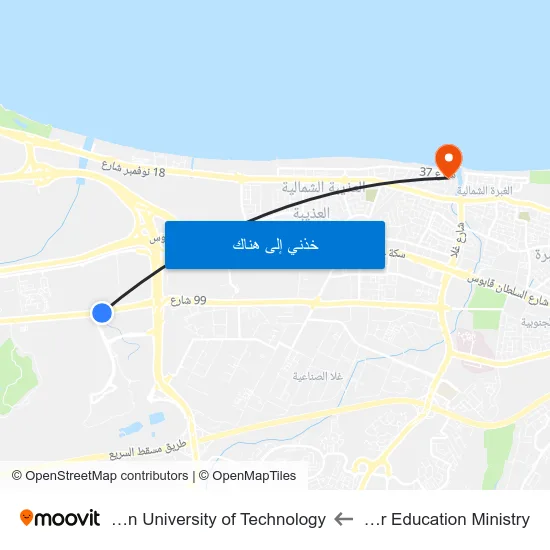 Higher Education Ministry to German University of Technology map