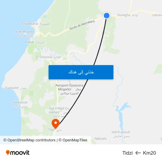 Km20 to Tidzi map