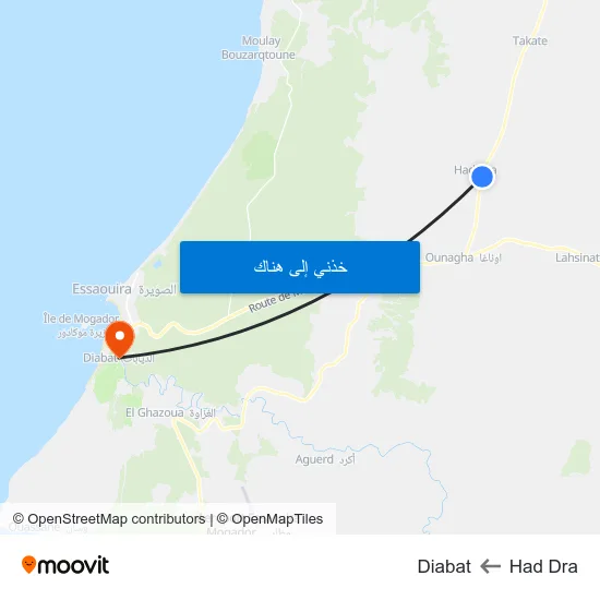 Had Dra to Diabat map