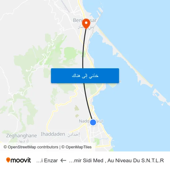 Av Amir Sidi Med , Au Niveau Du S.N.T.L.R to Beni Enzar map