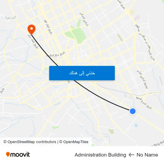 No Name to Administration Building map