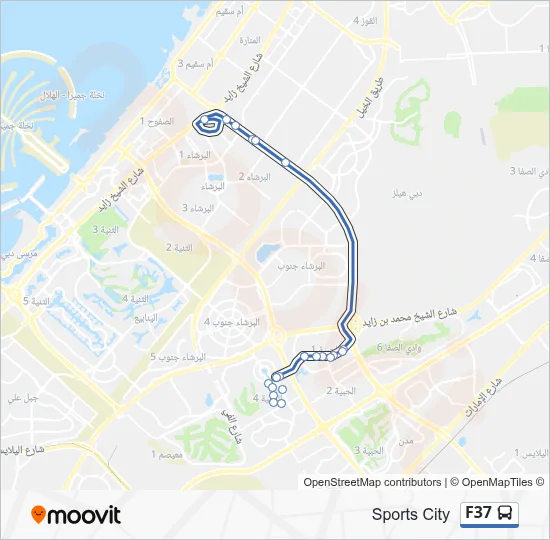 F37 Route: Schedules, Stops & Maps - Sports City (Updated)