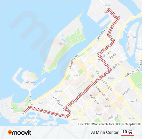 10 Bus Line Map