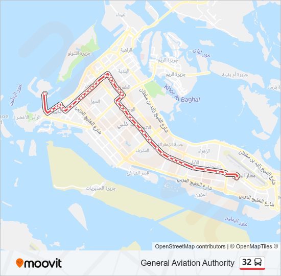 32 bus Line Map