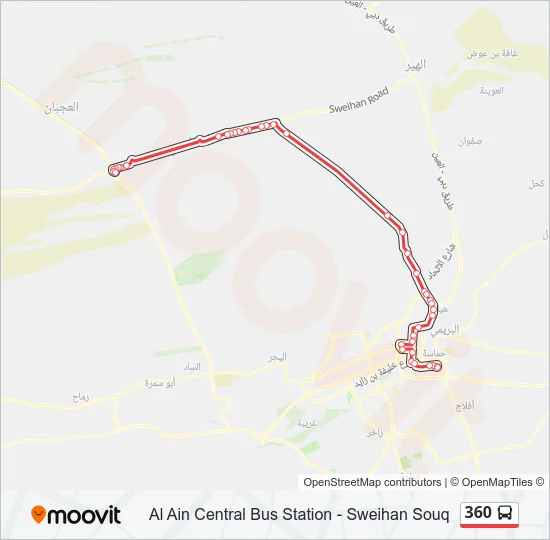360 Bus Line Map