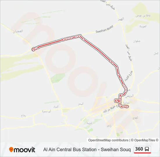 360 Bus Line Map