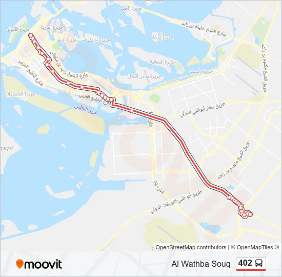 402 Bus Line Map