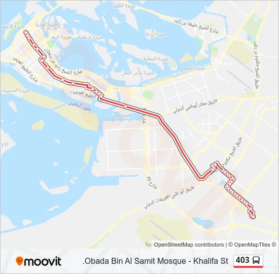 403 Bus Line Map