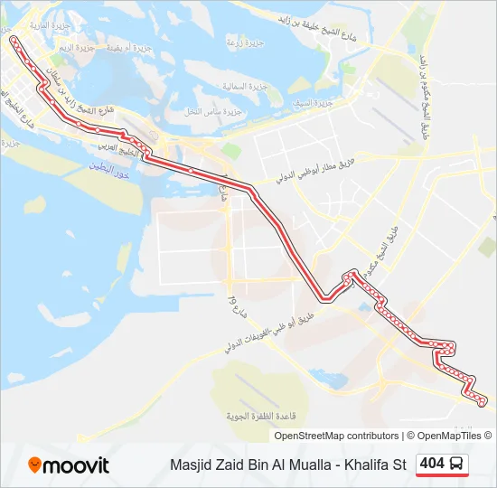 404 Bus Line Map