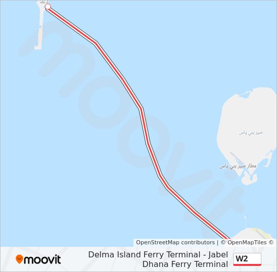 W2 ferry Line Map