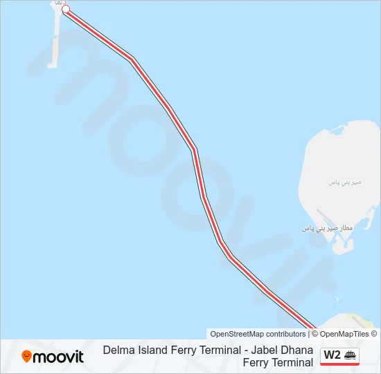 W2 Ferry Line Map