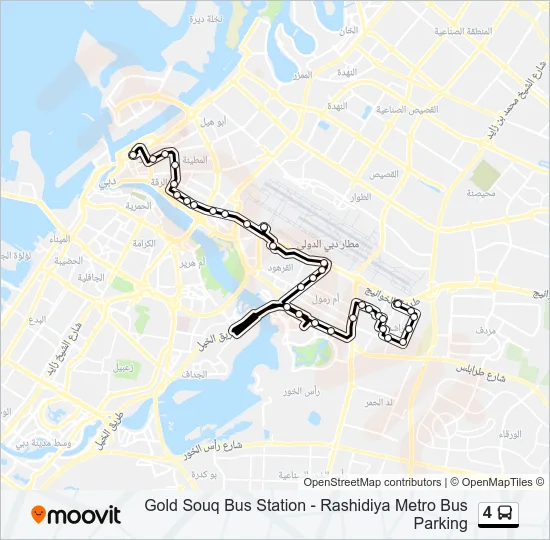 4 Bus Line Map