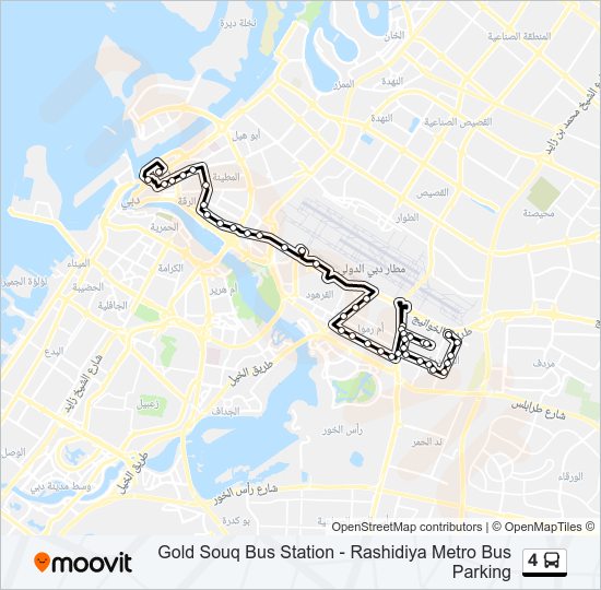 4 bus Line Map