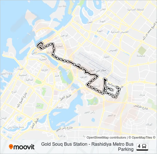 4 Bus Line Map