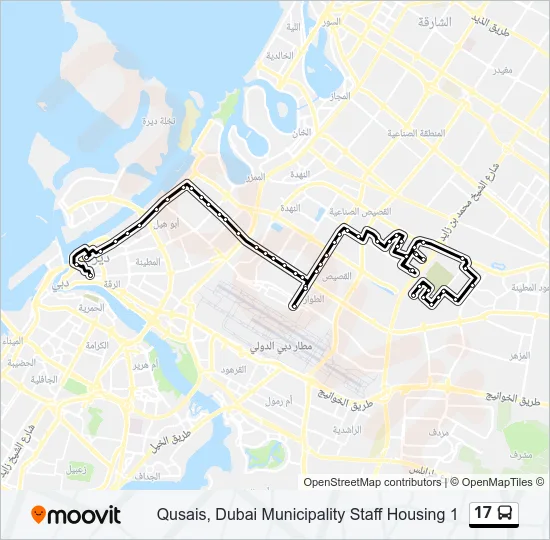 17 Bus Line Map