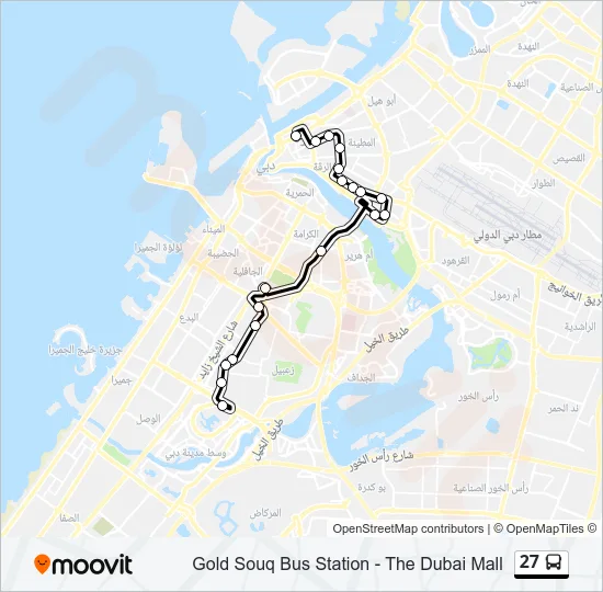 27 Bus Line Map