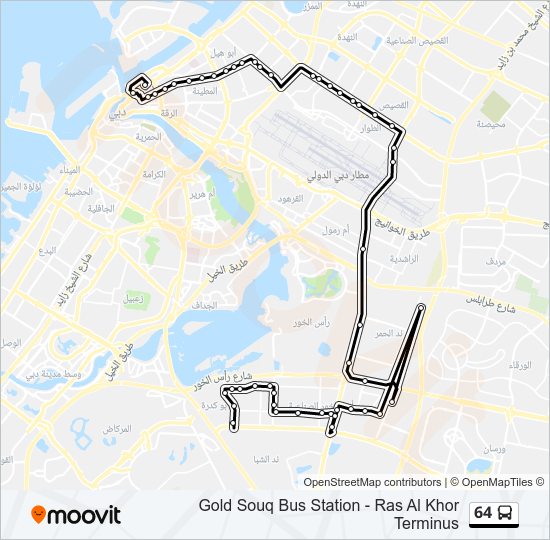 64 bus Line Map