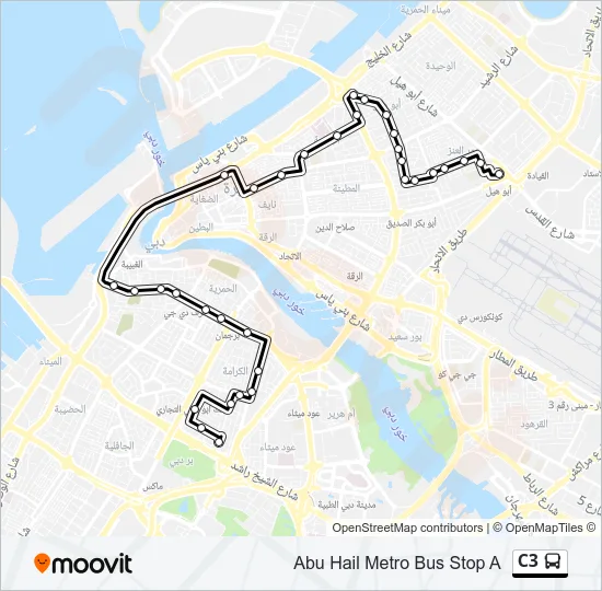 C3 Bus Line Map