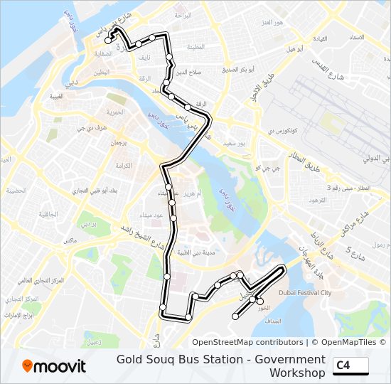 C4 bus Line Map