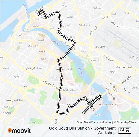 C4 Bus Line Map