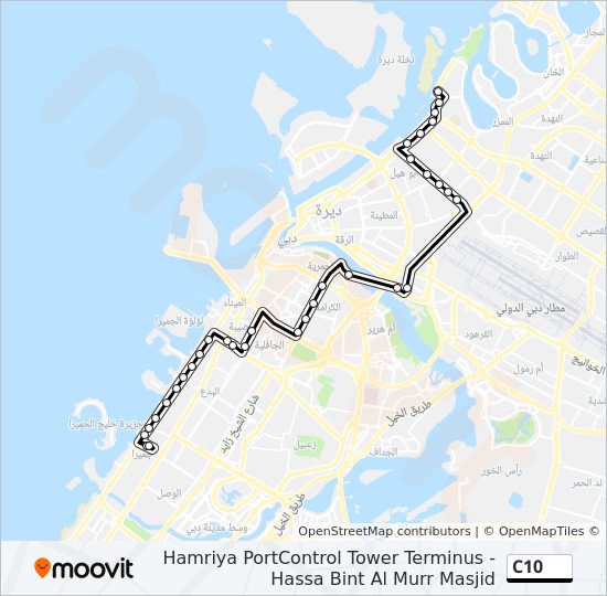 c10 Route: Schedules, Stops & Maps - Hassa Bint Al Murr Masjid (Updated)